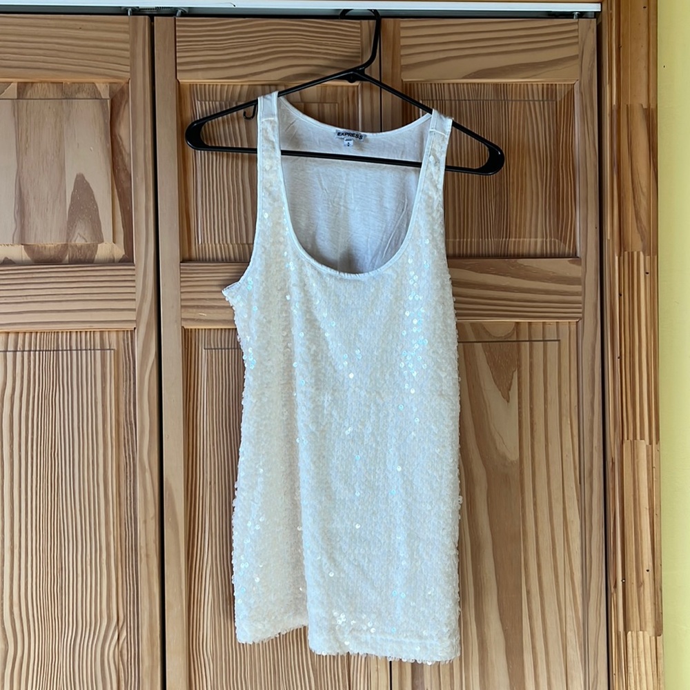Express Sequin Tank Top